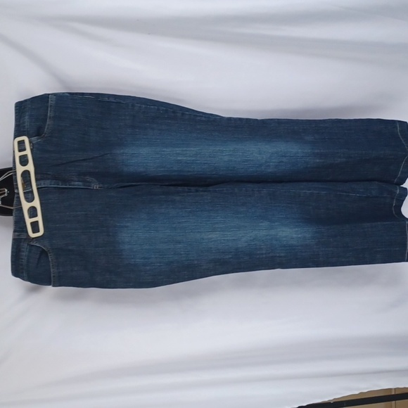 Tribal Denim - Tribal Jeans stretch women's size 12 wide leg dark wash